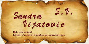 Sandra Vijatović vizit kartica